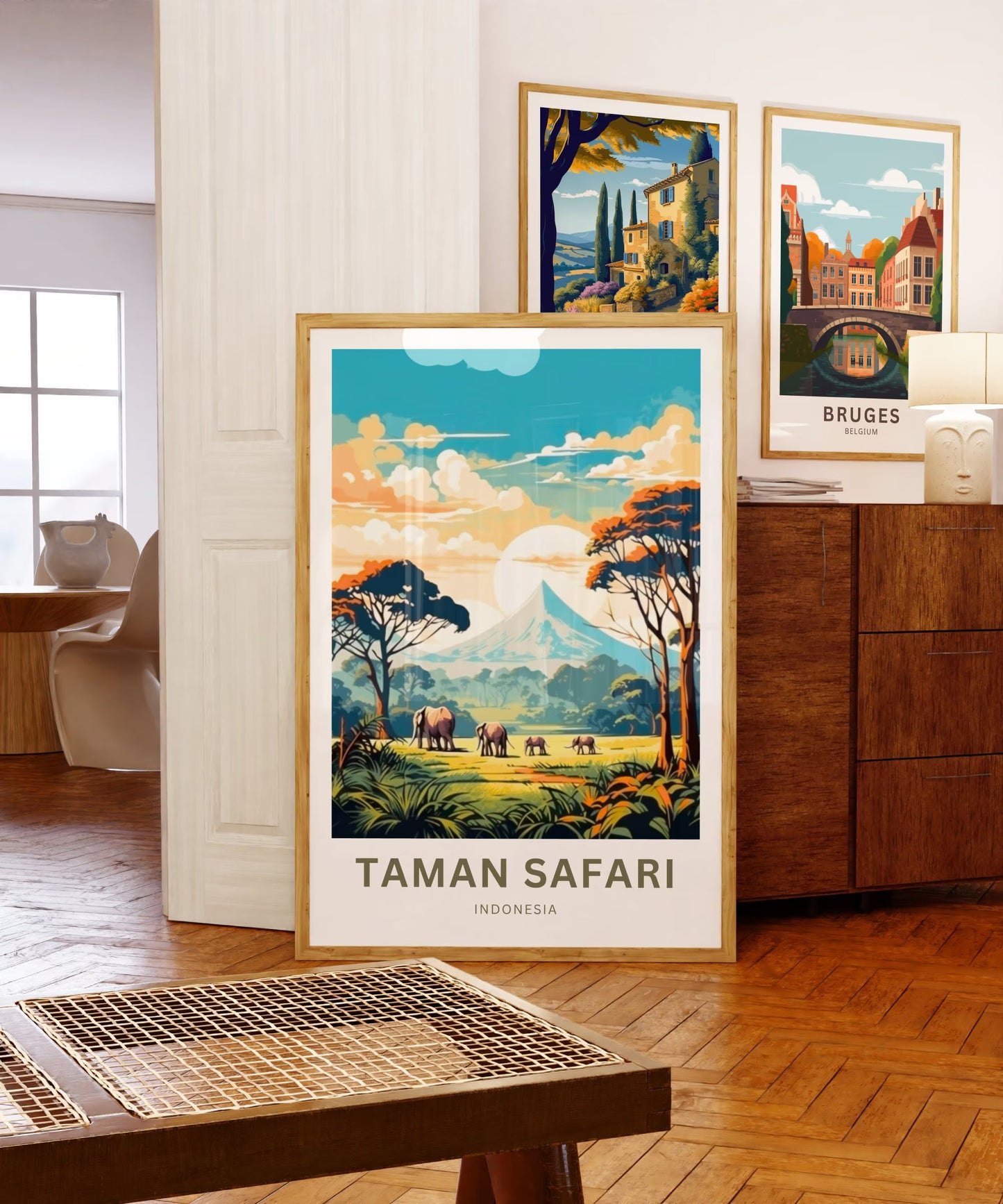 Taman Safari Travel Poster