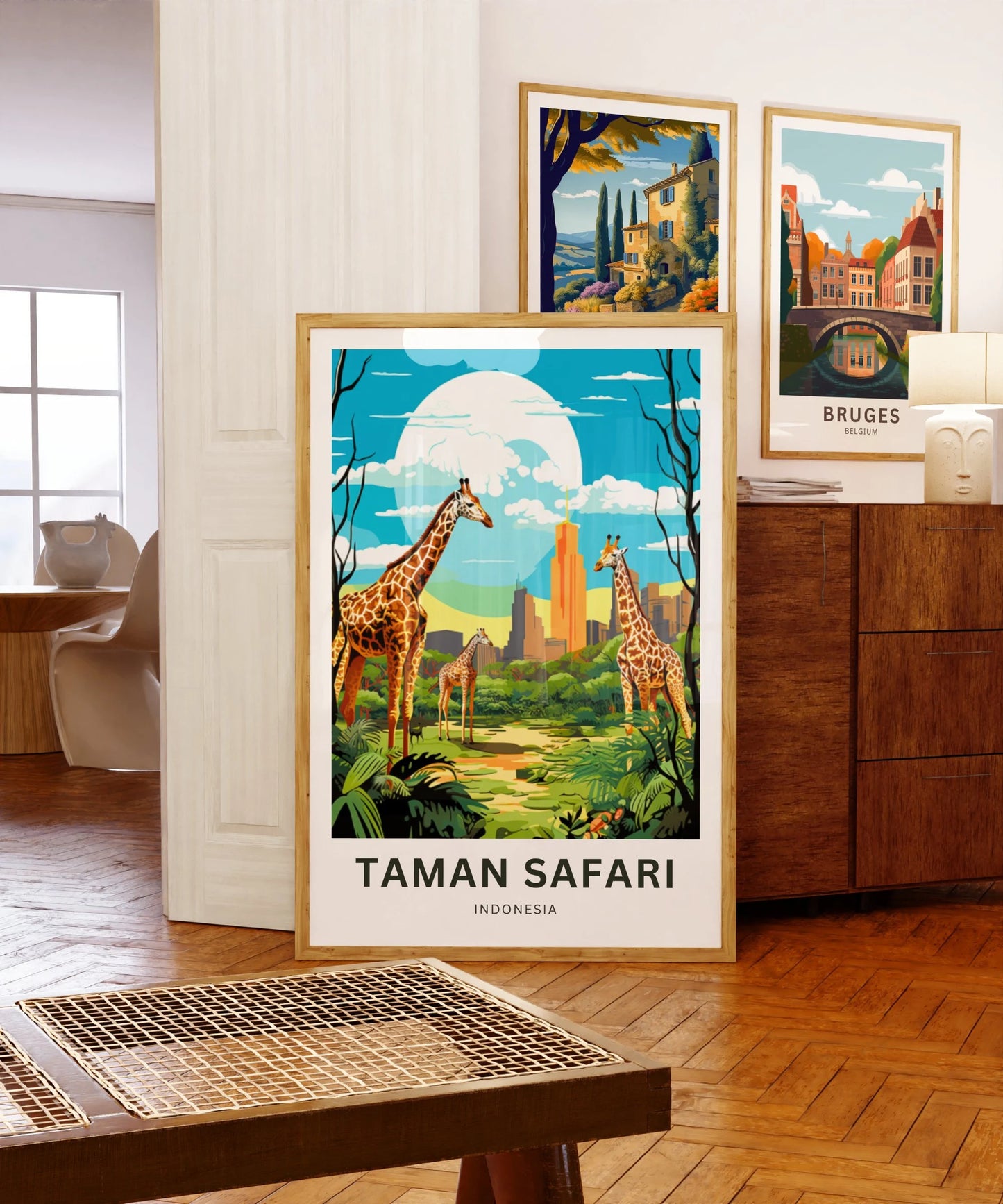 Taman Safari Travel Poster