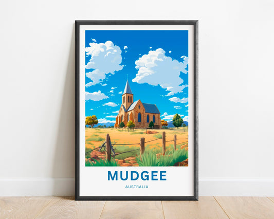 Mudgee Travel Poster