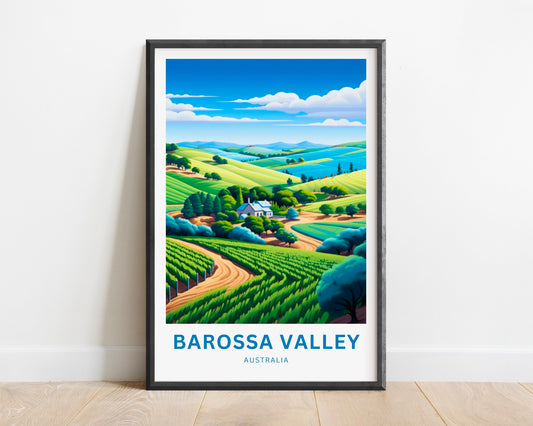 Barossa Valley Travel Poster