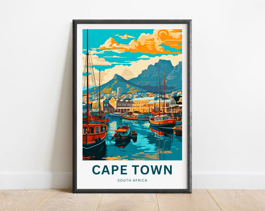 Cape Town Travel Poster