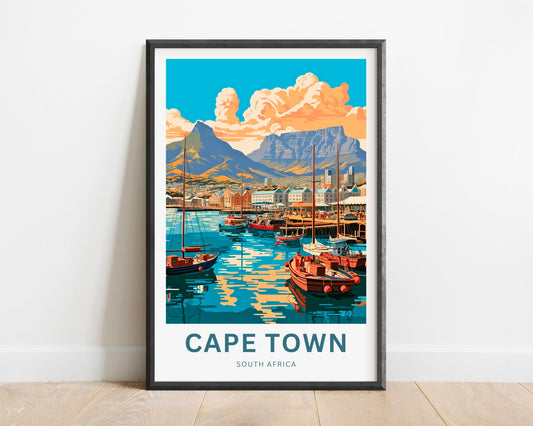 Cape Town Travel Poster