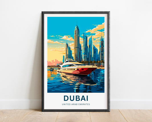 Dubai Travel Poster