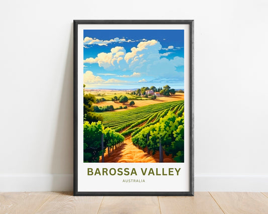 Barossa Valley Travel Poster