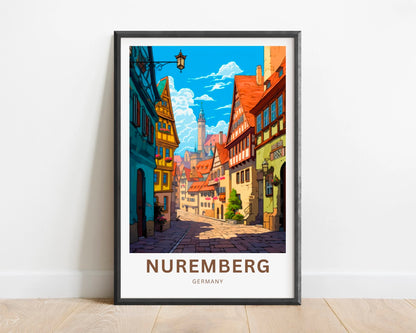 Nuremberg  Travel Poster