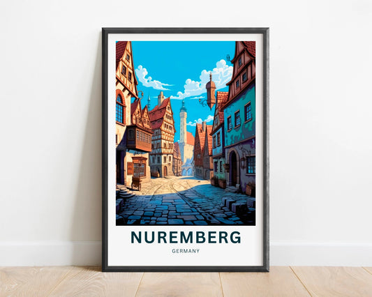 Nuremberg  Travel Poster