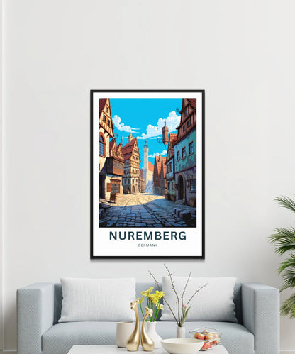 Nuremberg  Travel Poster