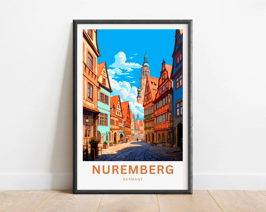 Nuremberg  Travel Poster