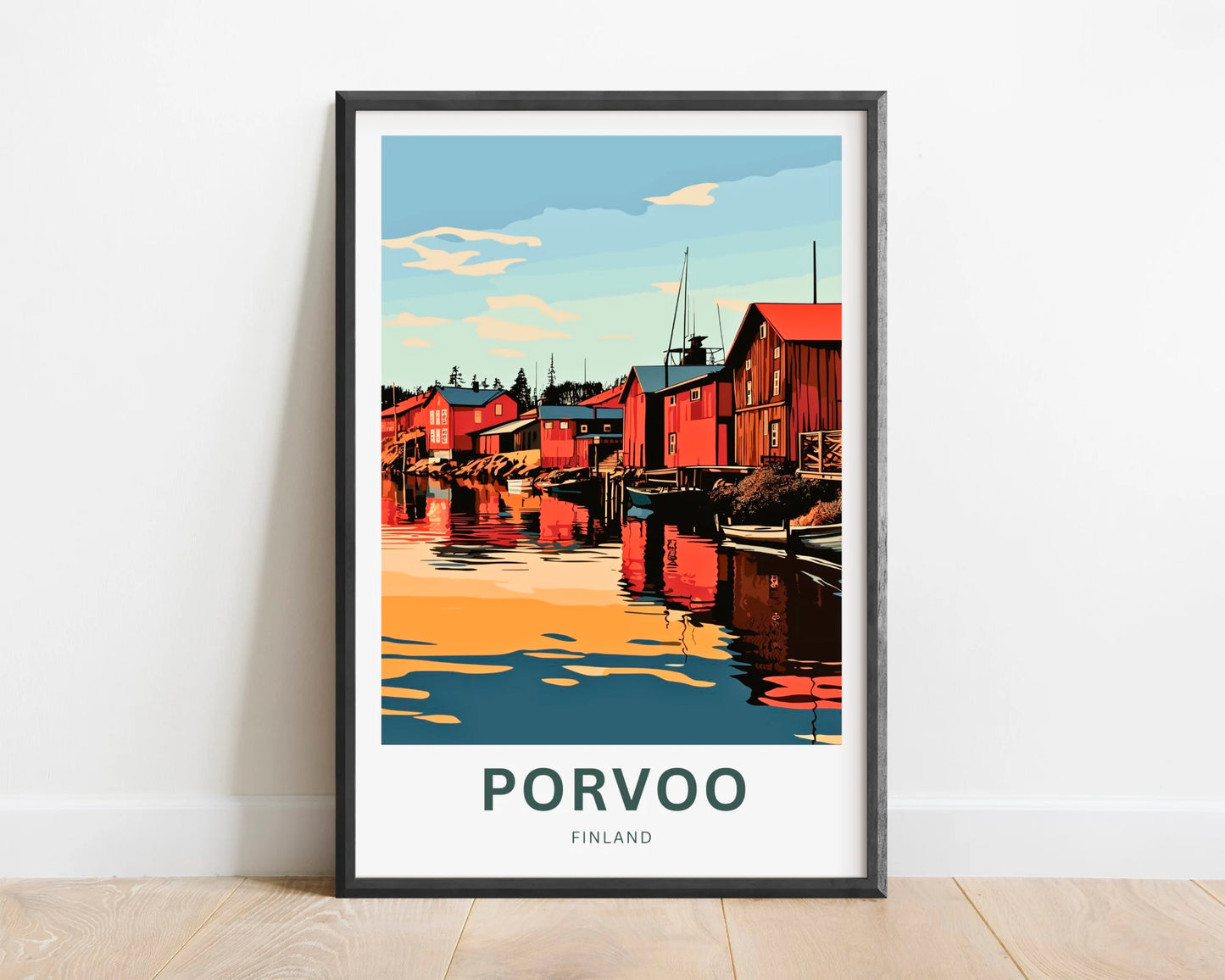 Porvoo Travel Poster