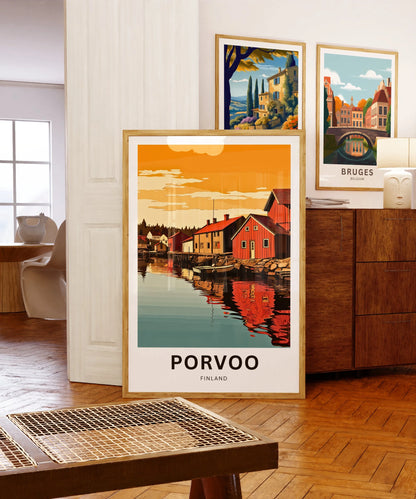 Porvoo Travel Poster