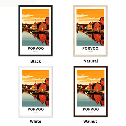 Porvoo Travel Poster