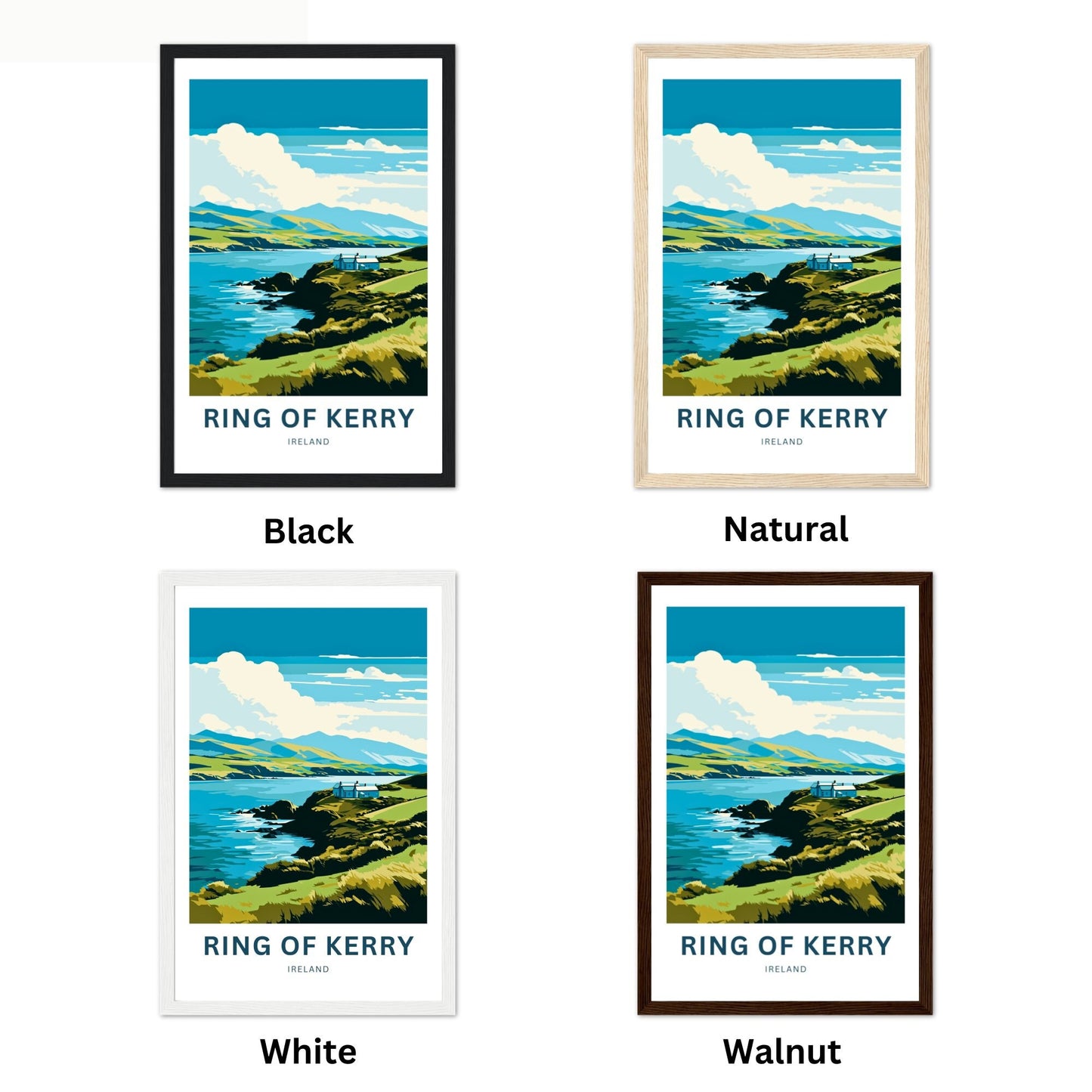 Ring of Kerry Travel Poster