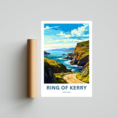 Ring of Kerry Travel Poster