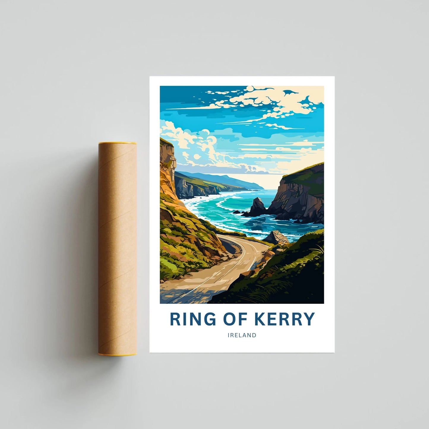 Ring of Kerry Travel Poster