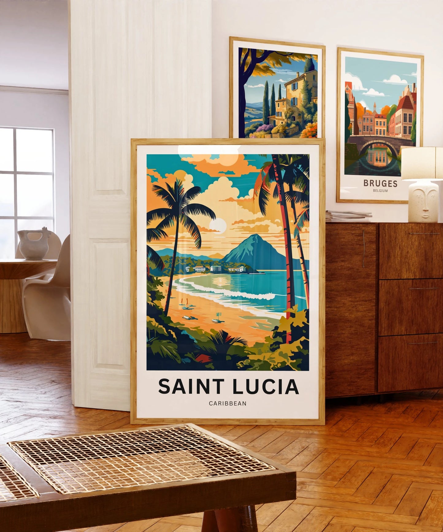 St. Lucia Travel Poster