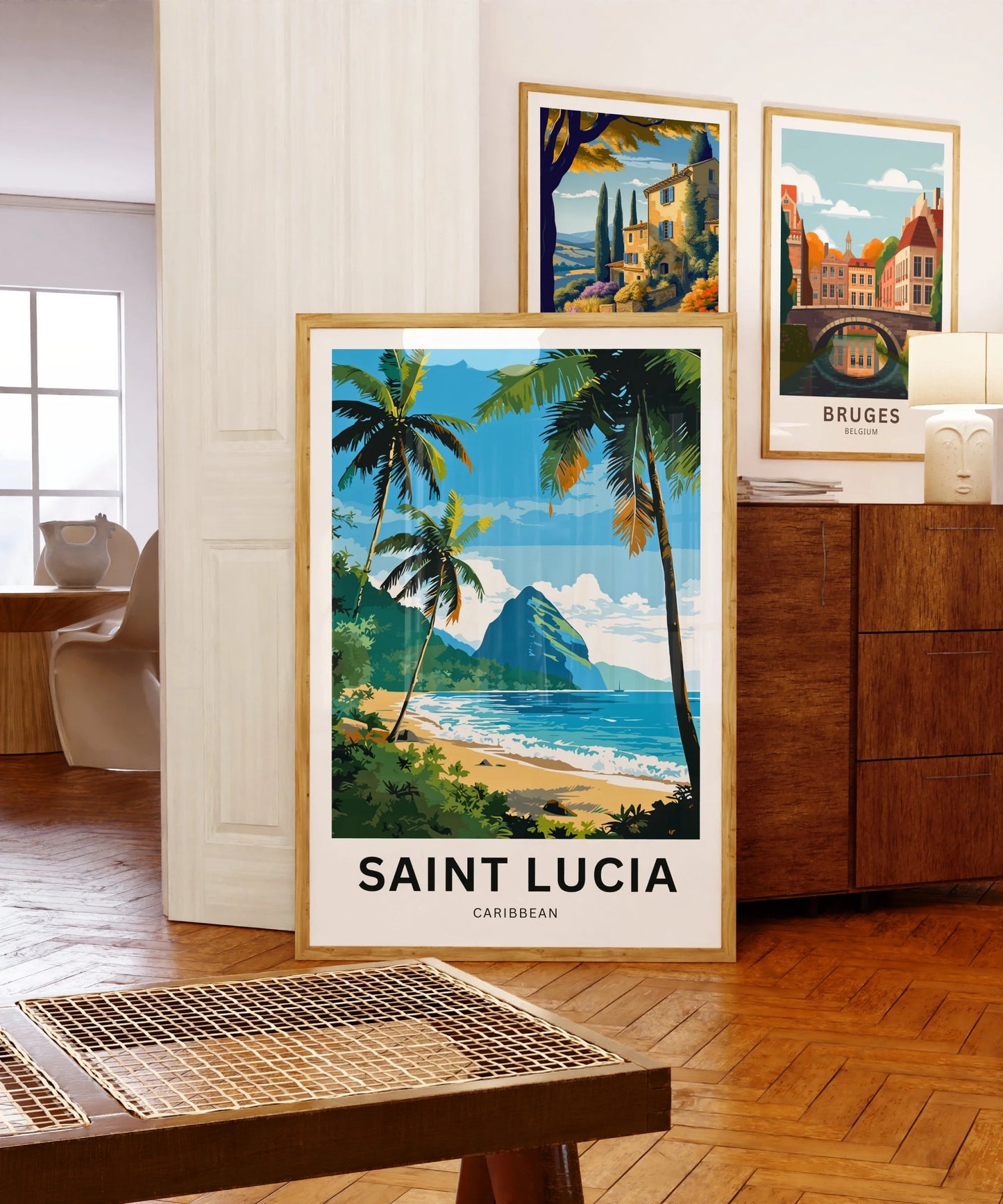 St. Lucia Travel Poster