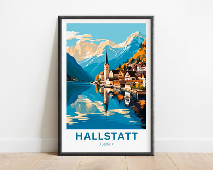 Hallstatt Travel Poster