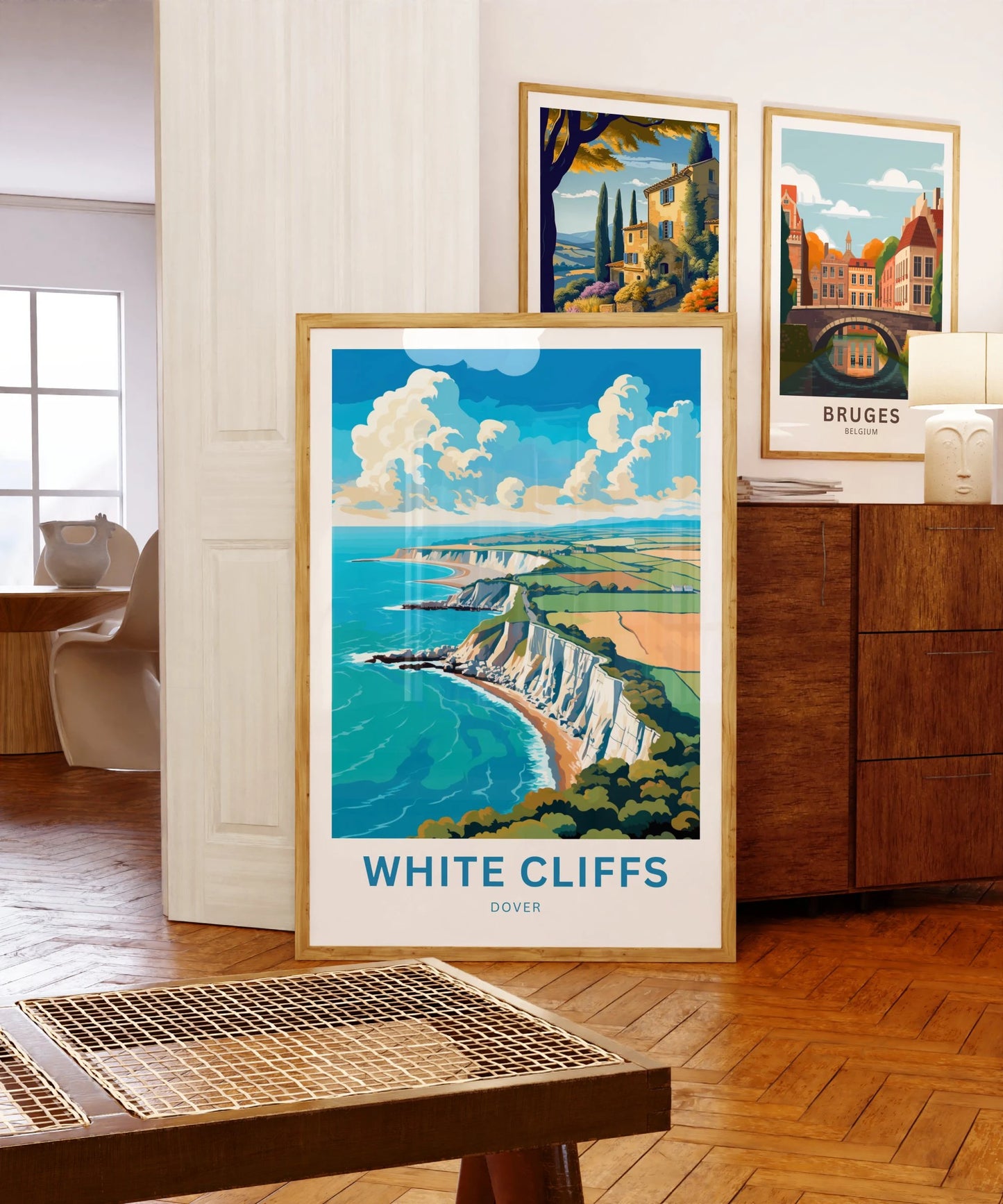 White Cliffs of Dover Travel Poster