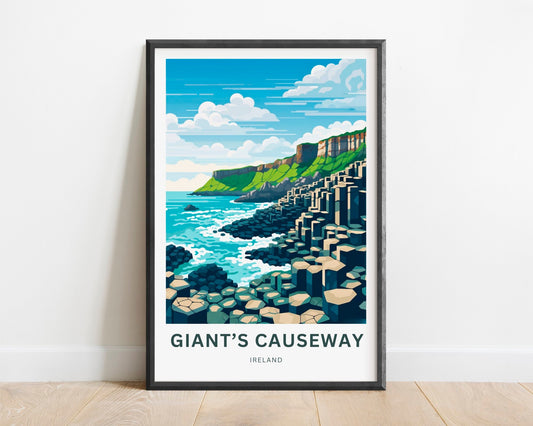 Giant's Causeway Travel Poster