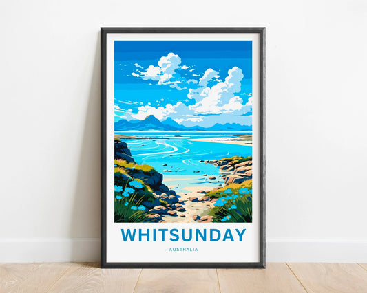 Whitsunday Travel Poster