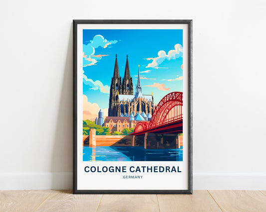 Cologne Cathedral Travel Poster