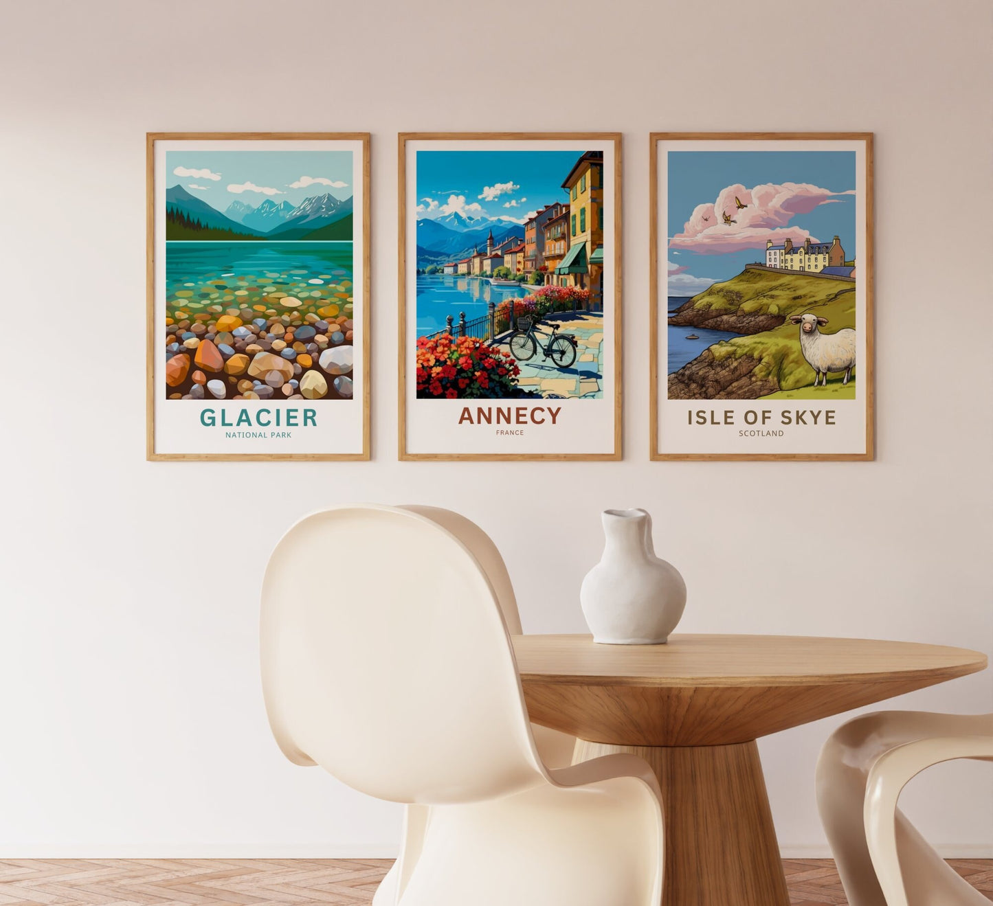 Annecy Travel Print - Annecy poster, France Wall Art, Framed present, Gift France Present - TravelTreasureCo