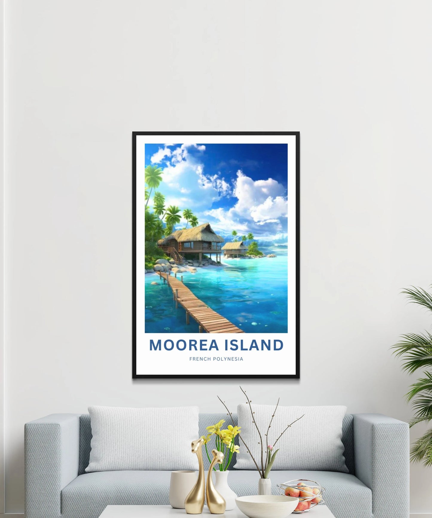 Moorea Island Travel Poster