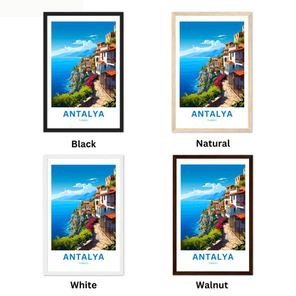 Antalya Travel Poster