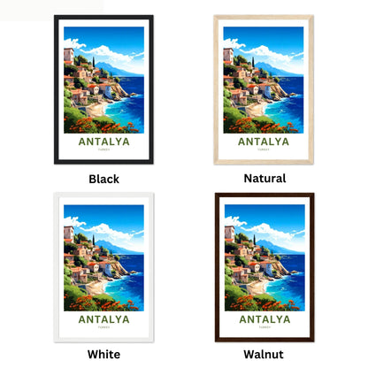 Antalya Travel Poster