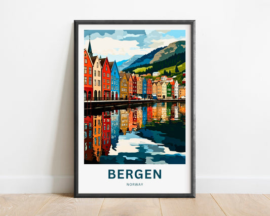 Bergen Travel Poster