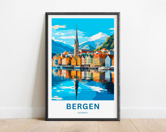 Bergen Travel Poster