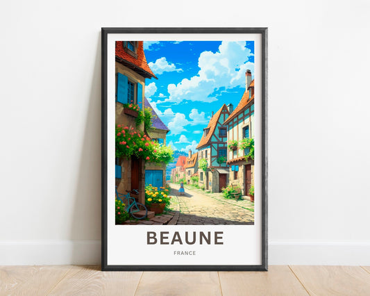 Beaune Travel Poster