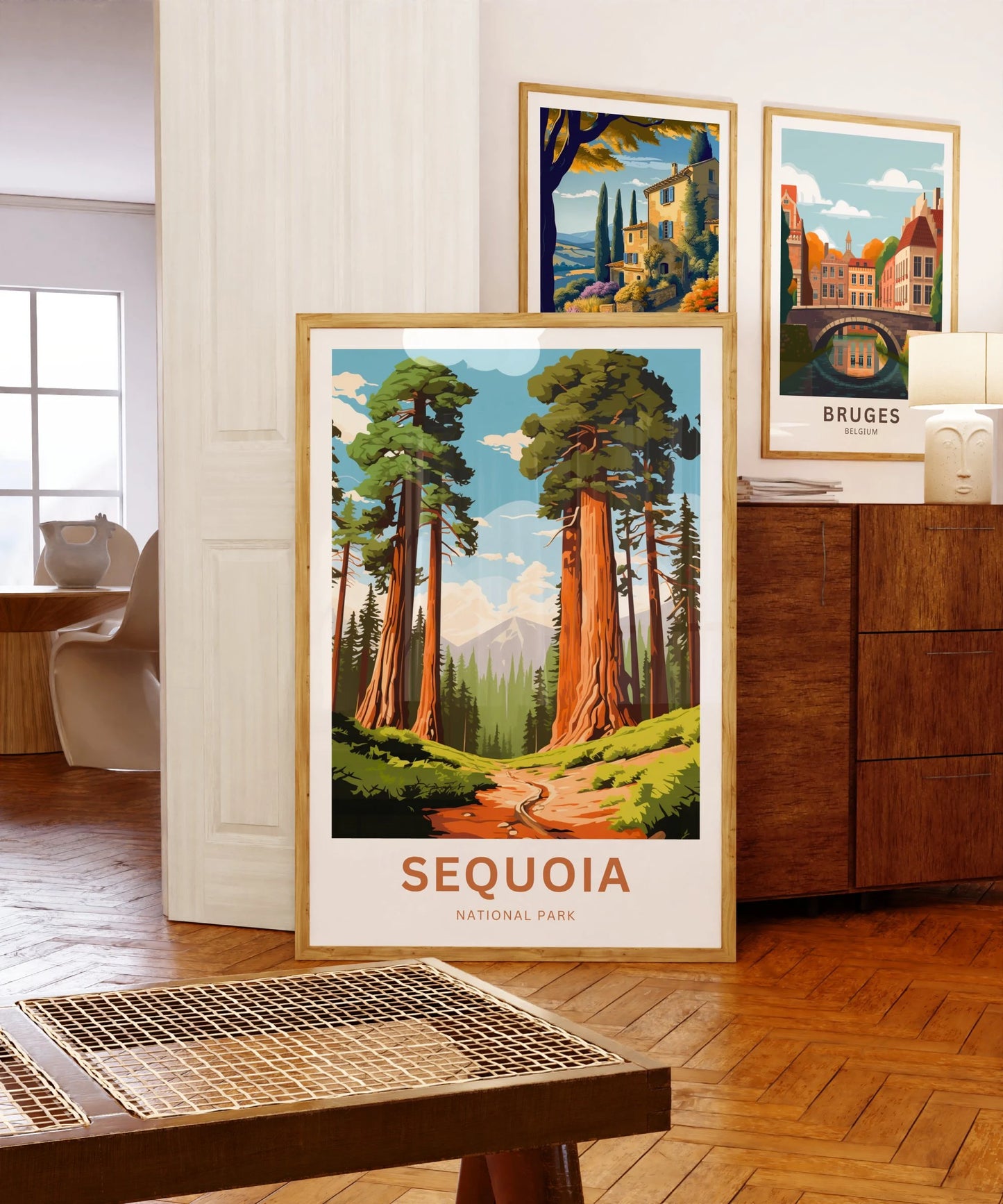 Sequoia National Park Travel Poster