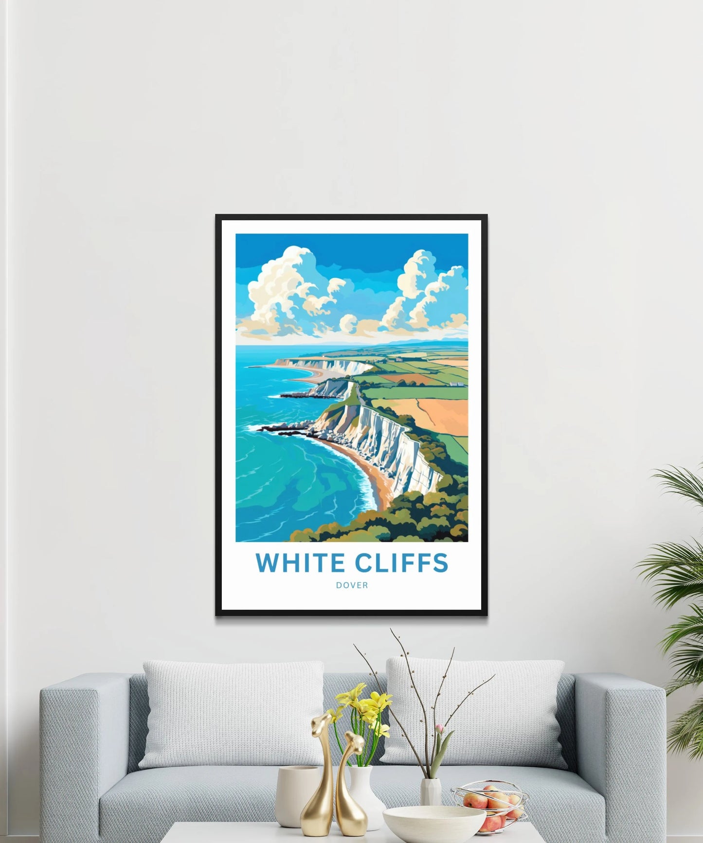 White Cliffs of Dover Travel Poster