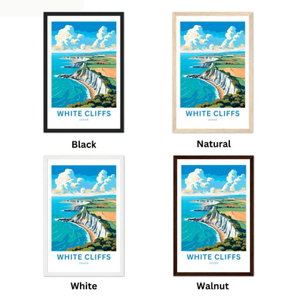 White Cliffs of Dover Travel Poster