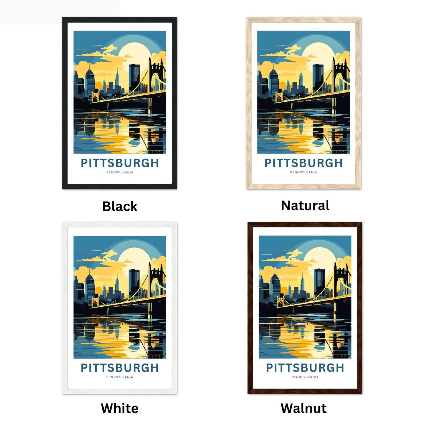 Pittsburgh Travel Poster