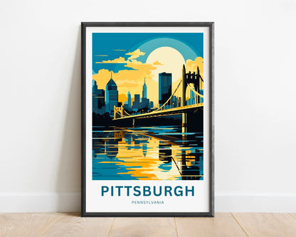 Pittsburgh Travel Poster