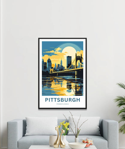 Pittsburgh Travel Poster