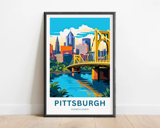 Pittsburgh Travel Poster