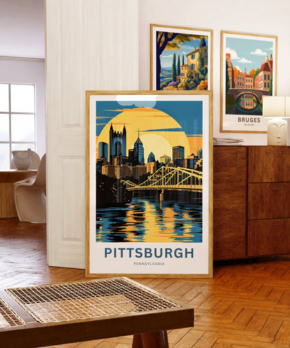 Pittsburgh Travel Poster