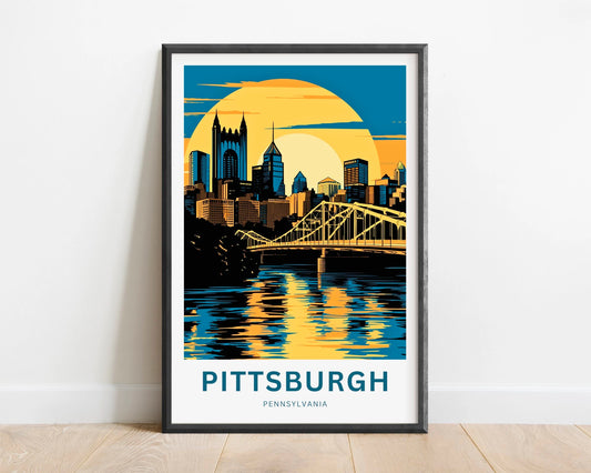 Pittsburgh Travel Poster