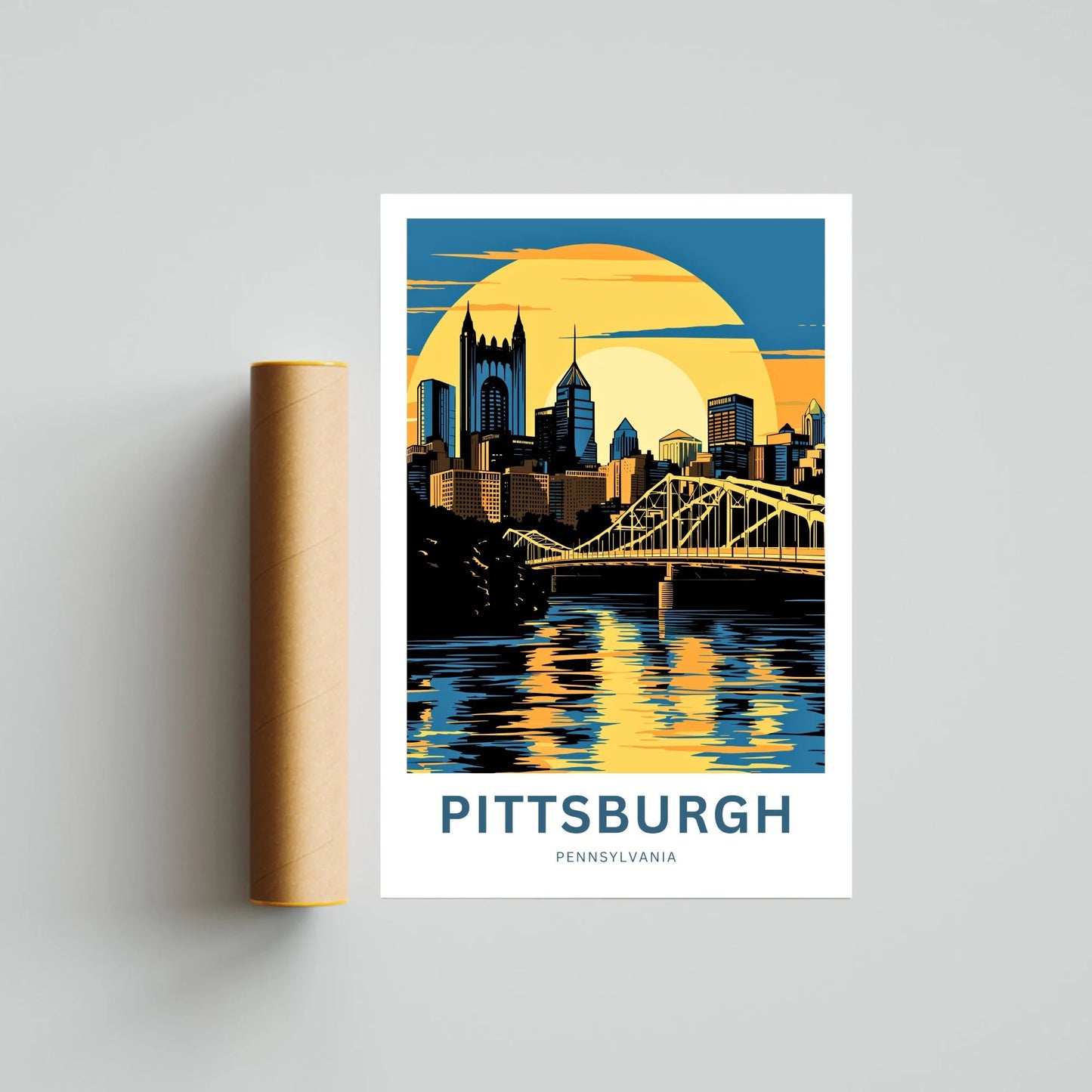 Pittsburgh Travel Poster