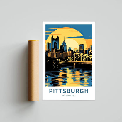 Pittsburgh Travel Poster