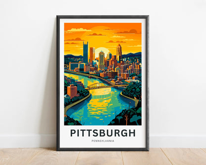 Pittsburgh Travel Poster