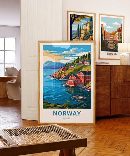 Norway  Travel Poster