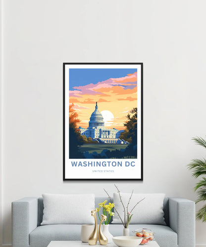 Washington DC Travel Poster