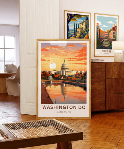 Washington DC Travel Poster