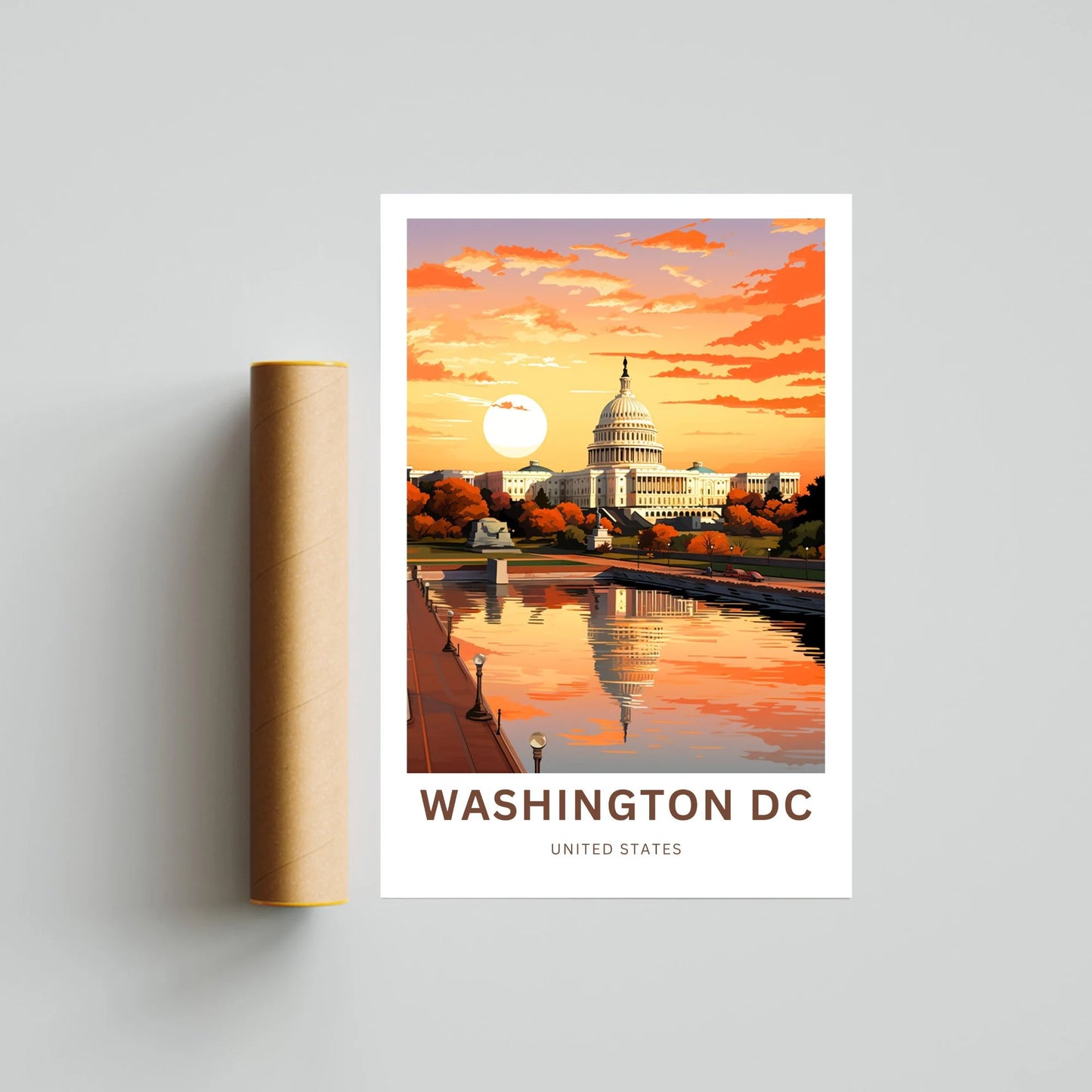 Washington DC Travel Poster