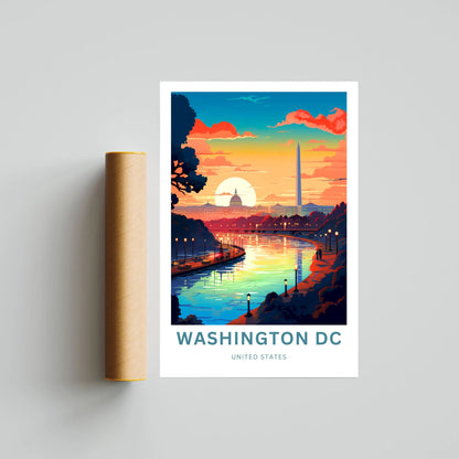 Washington DC Travel Poster