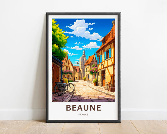 Beaune Travel Poster